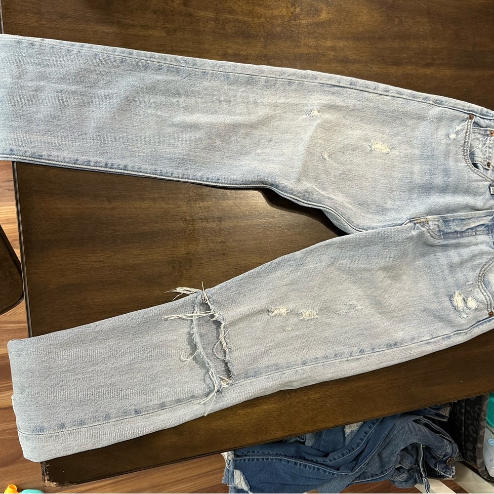 Levi's Light Blue Straight Leg Jeans